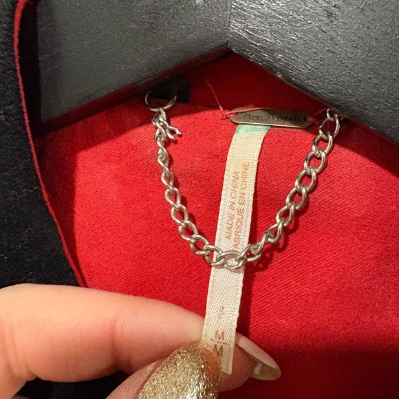 Free People Seamed and Structured Military Blazer in red and black. - Picture 5 of 9